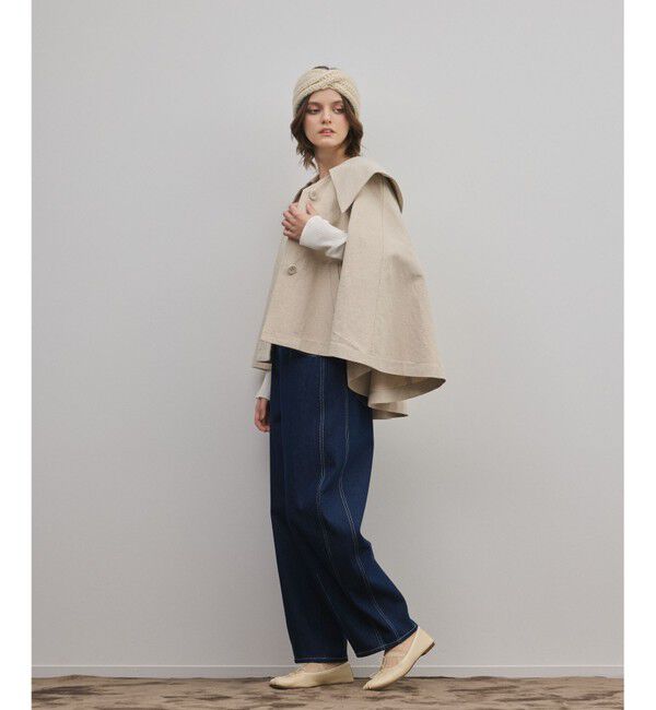 GRACE CONTINENTAL「リネンオックスケープジャケット」|その他|