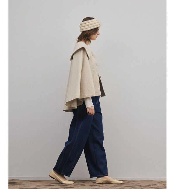 GRACE CONTINENTAL「リネンオックスケープジャケット」|その他|