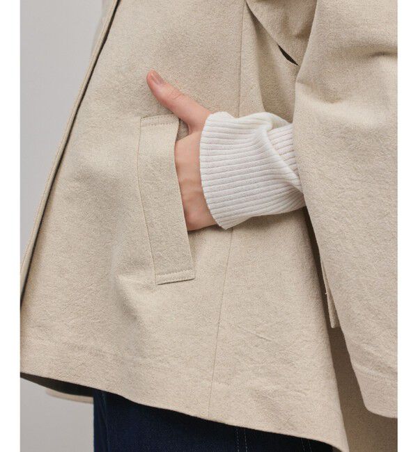 GRACE CONTINENTAL「リネンオックスケープジャケット」|その他|