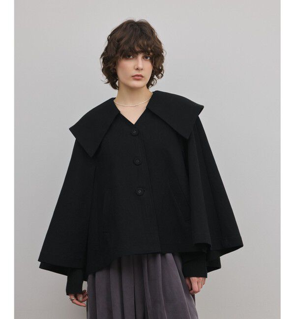 GRACE CONTINENTAL「リネンオックスケープジャケット」|その他|