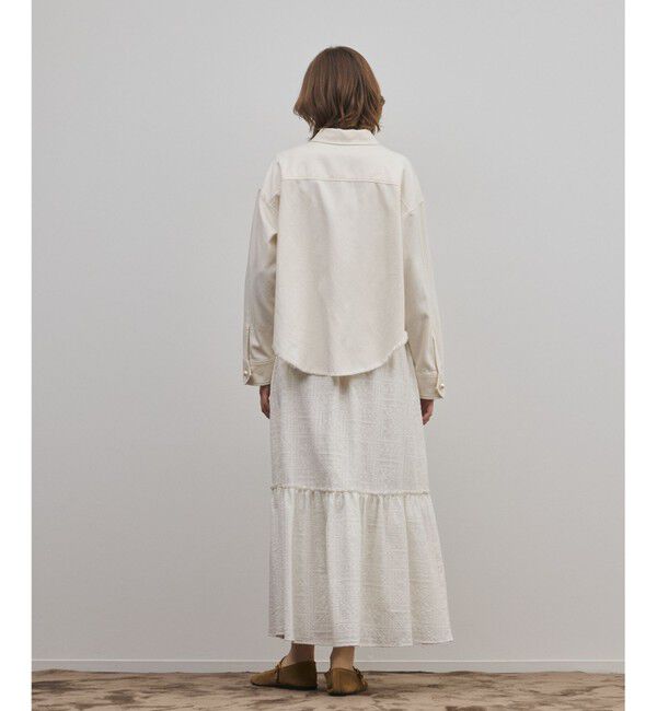 GRACE CONTINENTAL「パール釦ピグメントシャツ」|シャツ・ブラウス|