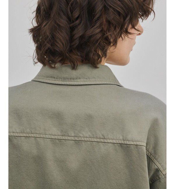 GRACE CONTINENTAL「パール釦ピグメントシャツ」|シャツ・ブラウス|