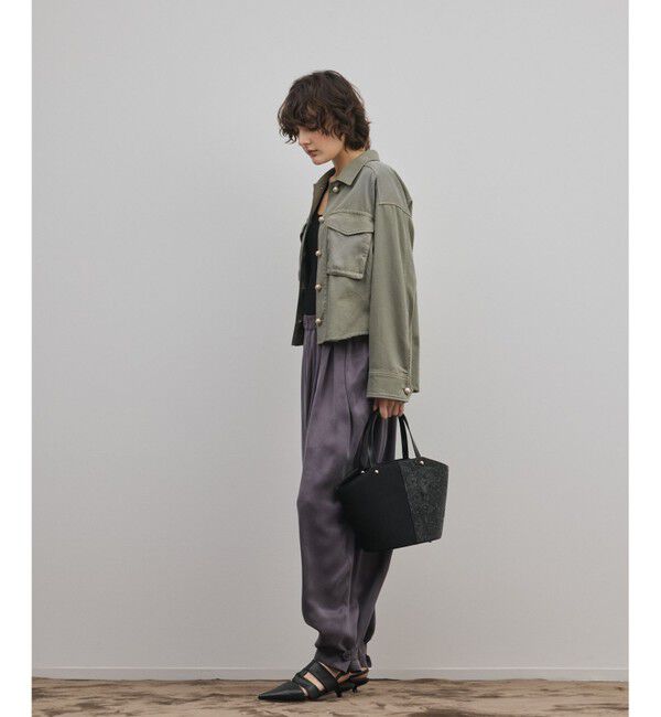 GRACE CONTINENTAL「パール釦ピグメントシャツ」|シャツ・ブラウス|