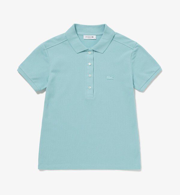 LACOSTE「スリムフィット ストレッチコットンピケポロシャツ（半袖）」|ポロシャツ|
