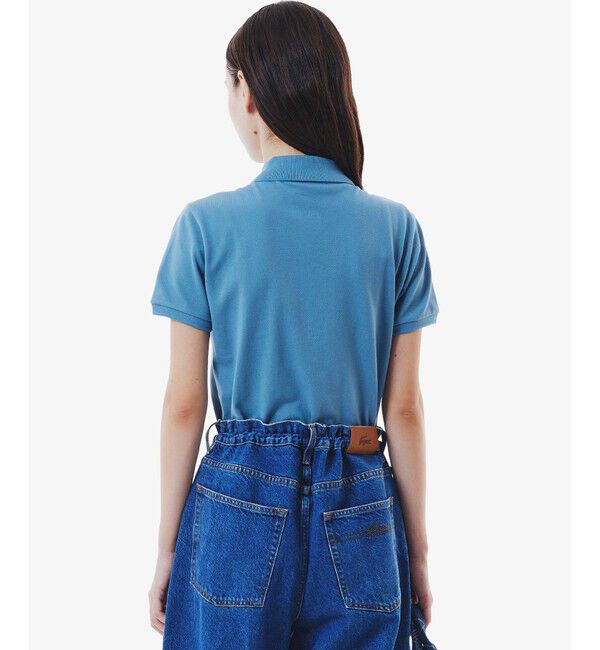 LACOSTE「スリムフィット ストレッチコットンピケポロシャツ（半袖）」|ポロシャツ|