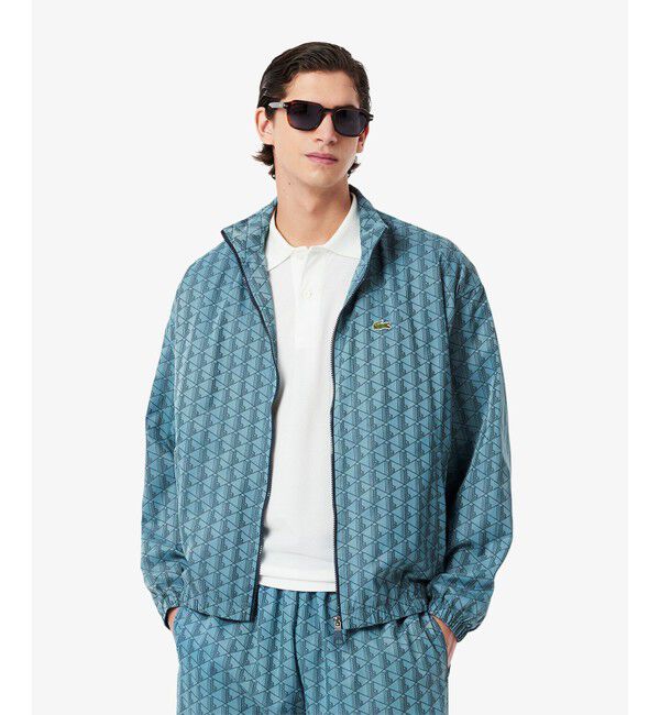LACOSTE「モノグラムジャカード撥水ナイロンジャケット」|その他|