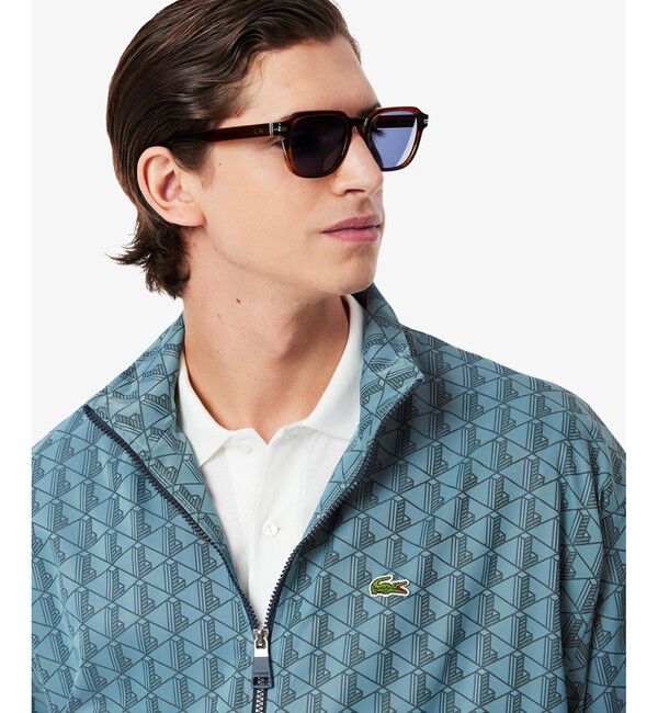 LACOSTE「モノグラムジャカード撥水ナイロンジャケット」|その他|