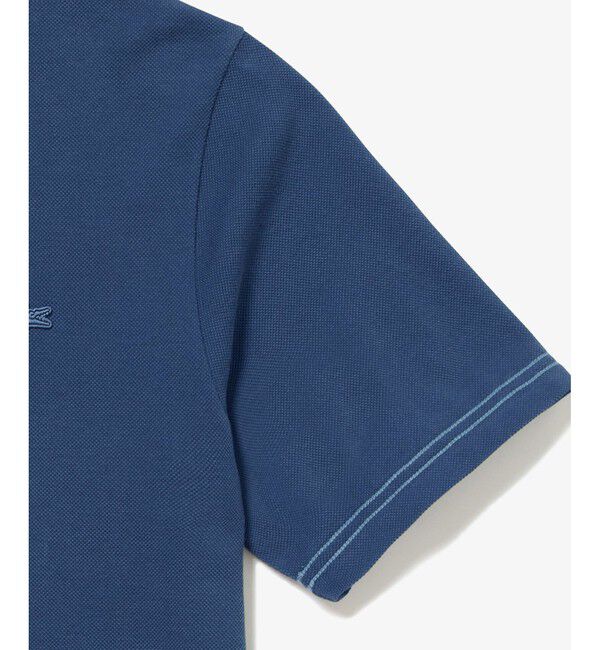 LACOSTE「スリーブネームパッチ鹿の子地Tシャツ」|Tシャツ・カットソー|
