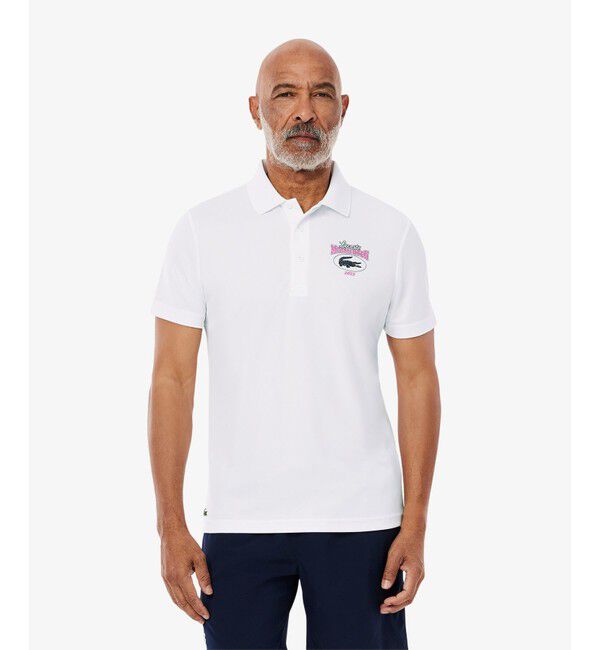 LACOSTE「2025マイアミオープンドライポロシャツ」|ポロシャツ|ホワイト