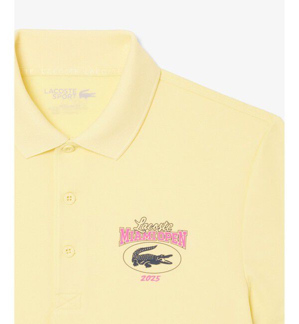 LACOSTE「2025マイアミオープンドライポロシャツ」|ポロシャツ|