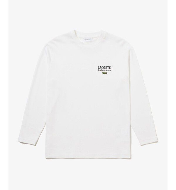 LACOSTE「Jeu Set et MatchロングスリーブTシャツ」|Tシャツ・カットソー|