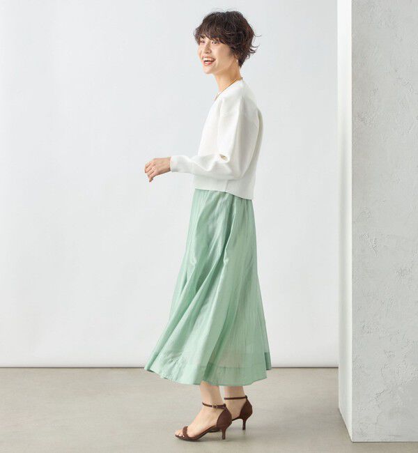 NOLLEY'S sophi「《セットアップ対応》シアーローンフレアスカート」|フレア|