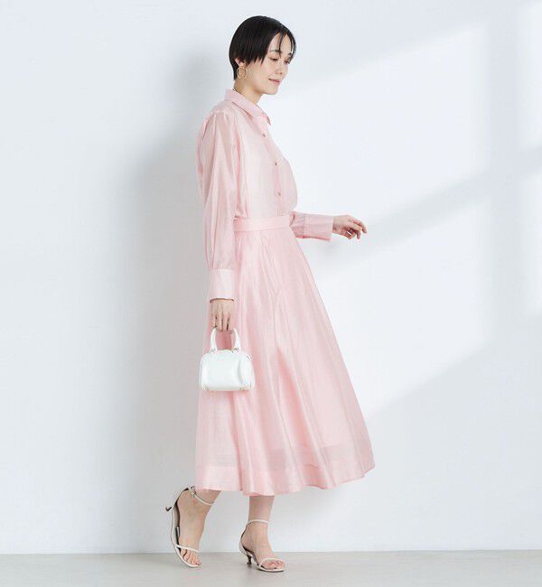 NOLLEY'S sophi「《セットアップ対応》シアーローンフレアスカート」|フレア|