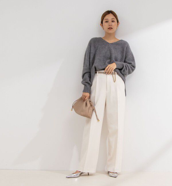 NOLLEY'S「ウォッシャブルウール調愛されイージーワイドパンツ」|その他|
