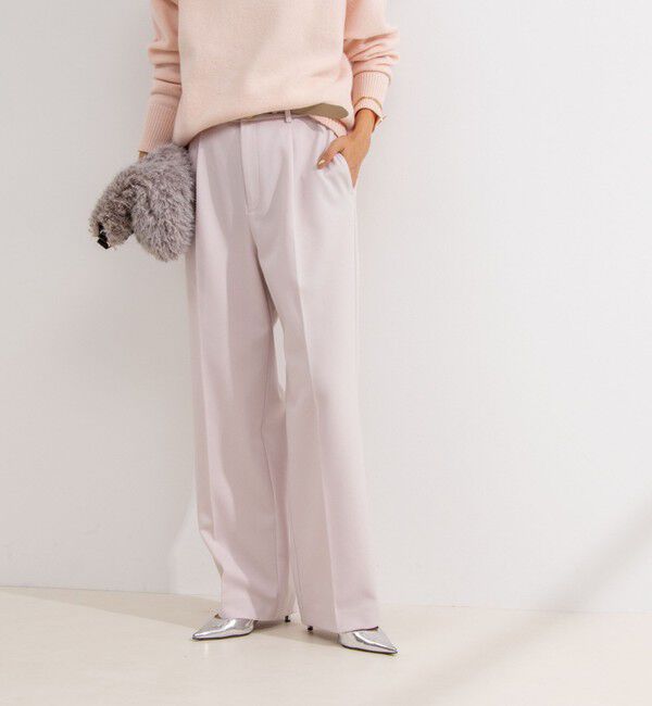 NOLLEY'S「ウォッシャブルウール調愛されイージーワイドパンツ」|その他|