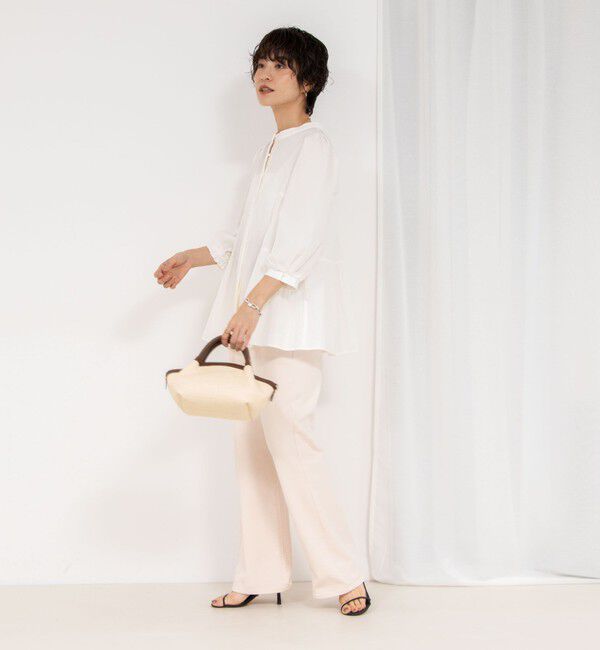 Rie Miller「【RM denim】センタープレスハイウエストデニム」|デニム|