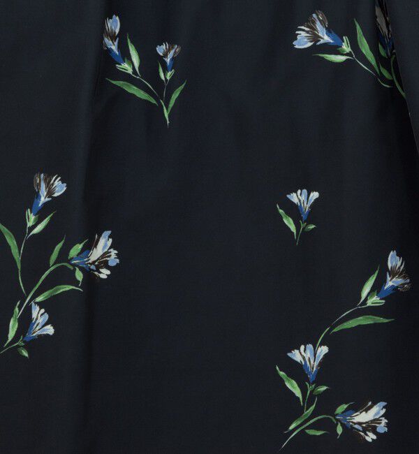 NOLLEY'S「ウォッシャブルフラワープリントスカート」|フレア|