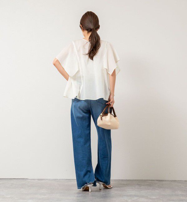 NOLLEY'S「袖フリル2WAYブラウス」|シャツ・ブラウス|