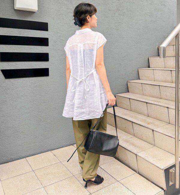 NOLLEY'S「シアーラミーオーバーサイズシャツ」|シャツ・ブラウス|