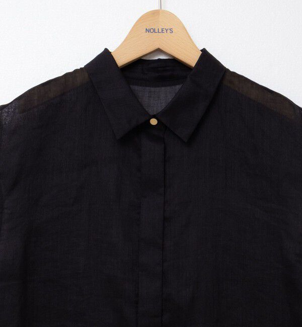 NOLLEY'S「シアーラミーオーバーサイズシャツ」|シャツ・ブラウス|