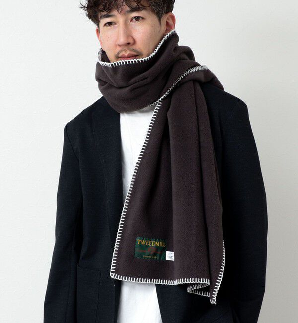 NOLLEY'S goodman「【TWEEDMILL/ツイードミル】別注R/Sフリースマフラー50」|マフラー|