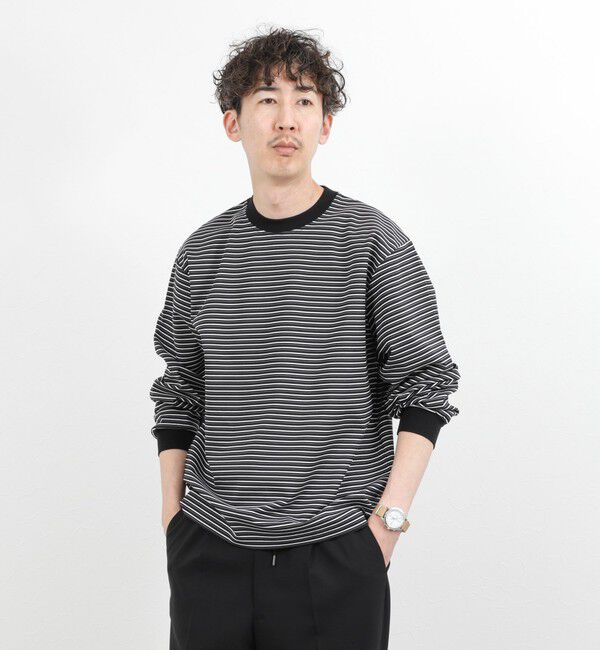 NOLLEY'S goodman「シルケットボーダーロンＴ 26SS」|Tシャツ・カットソー|