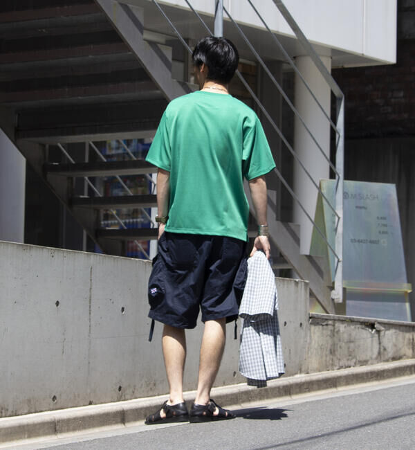 GLOSTER「【GLOSTER/グロスター】ポンチオーバーサイズ クルーネックTシャツ サイドスリット」|Tシャツ・カットソー|