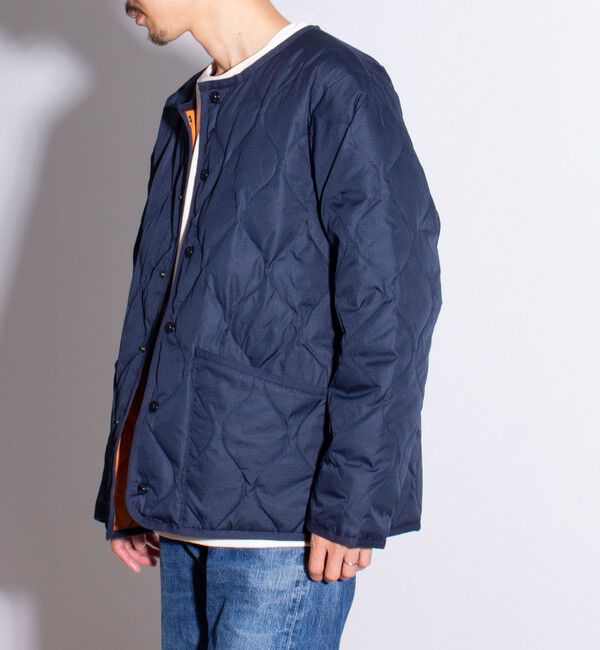 GLOSTER「【TAION/タイオン】GLOSTER別注 ミリタリーライナージャケット ノーカラーMA-1 M65」|ダウン|