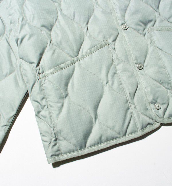 GLOSTER「【TAION/タイオン】GLOSTER別注 ミリタリーライナージャケット ノーカラーMA-1 M65」|ダウン|