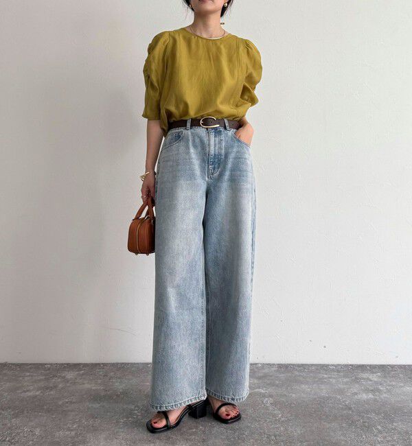 fredy emue「2WAYシアー袖ボリュームブラウス」|シャツ・ブラウス|