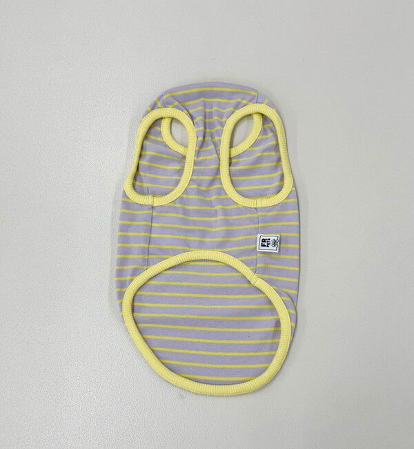 fredy emue「【FR PETS】FR刺繍ボーダーノースリーブTee」|Tシャツ・カットソー|