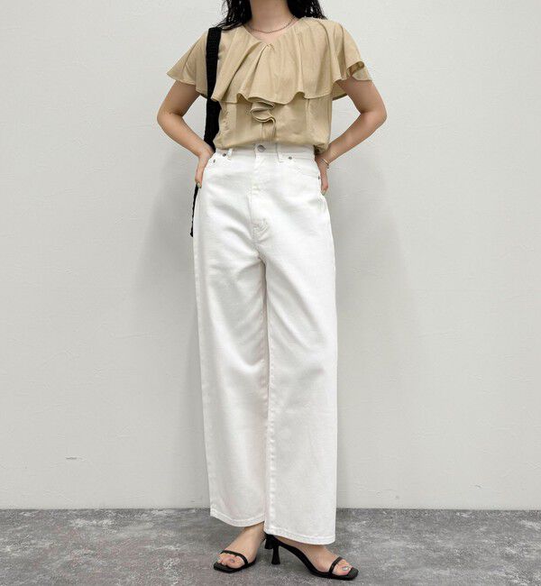 fredy emue「ラッフルカットソーブラウス」|Tシャツ・カットソー|