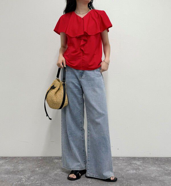 fredy emue「ラッフルカットソーブラウス」|Tシャツ・カットソー|