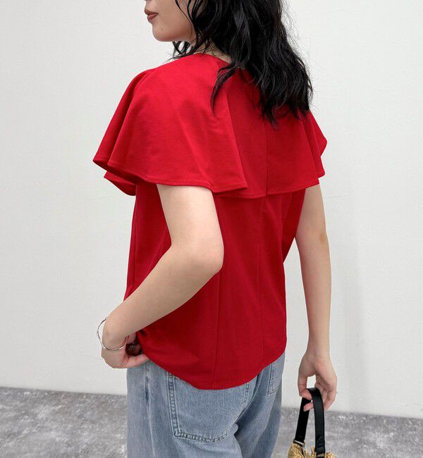 fredy emue「ラッフルカットソーブラウス」|Tシャツ・カットソー|