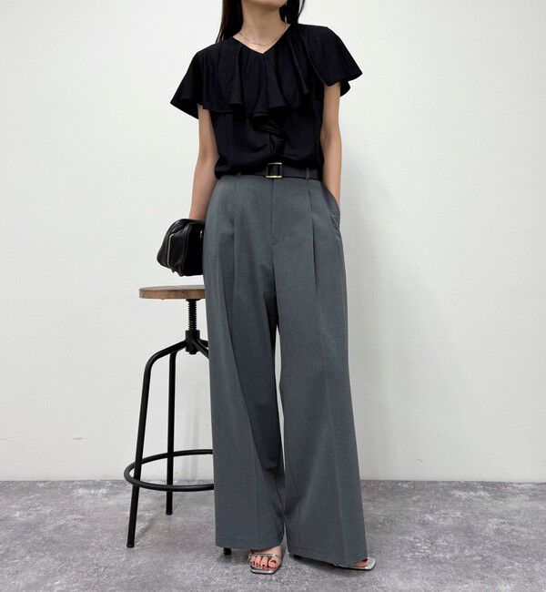 fredy emue「ラッフルカットソーブラウス」|Tシャツ・カットソー|