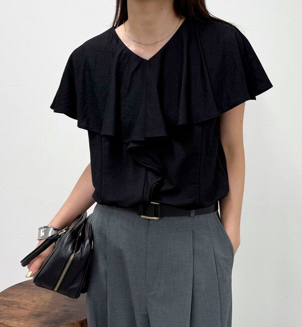 fredy emue「ラッフルカットソーブラウス」|Tシャツ・カットソー|