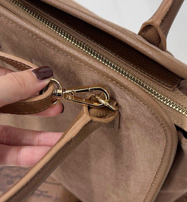 fredy emue「FR台形スエードバッグ」|ショルダー・メッセンジャー|