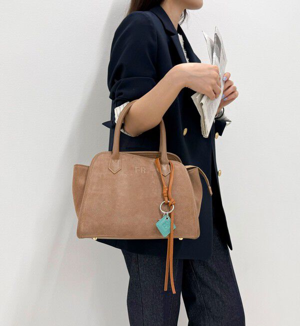 fredy emue「FR台形スエードバッグ」|ショルダー・メッセンジャー|