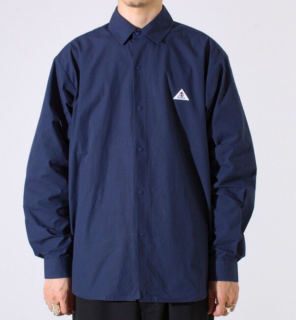 GLOSTER「【GEVACO】ドットボタンシャツ スナップボタン シャツ羽織」|シャツ・ブラウス|