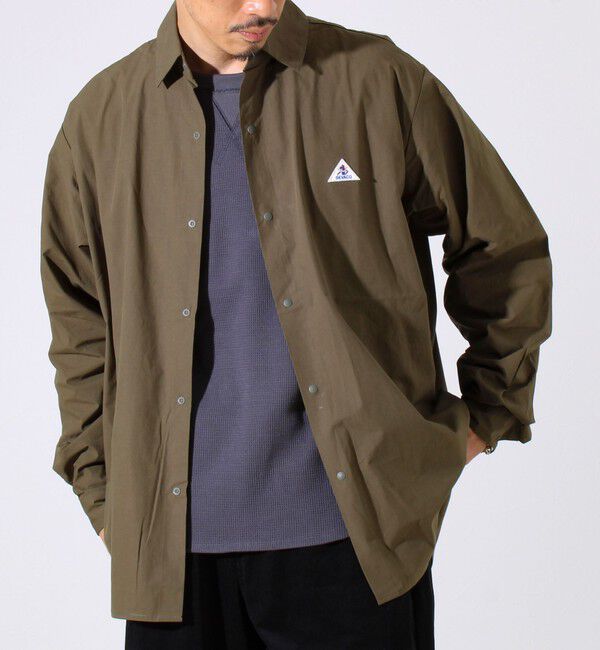 GLOSTER「【GEVACO】ドットボタンシャツ スナップボタン シャツ羽織」|シャツ・ブラウス|