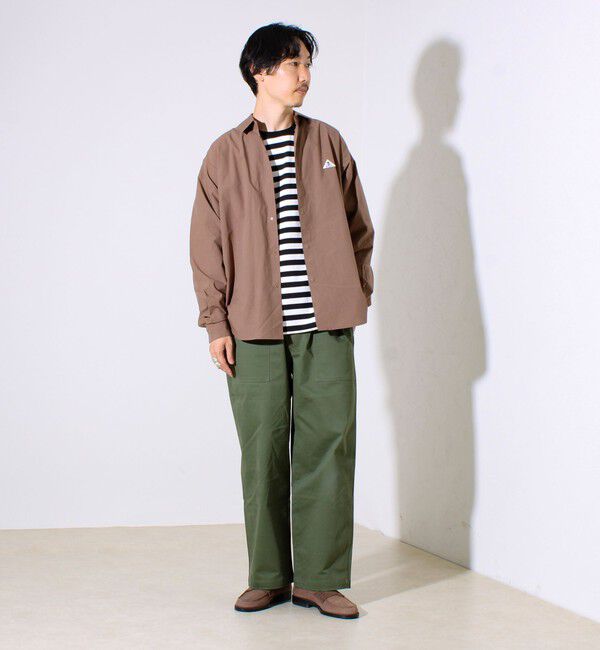 GLOSTER「【GEVACO】ドットボタンシャツ スナップボタン シャツ羽織」|シャツ・ブラウス|