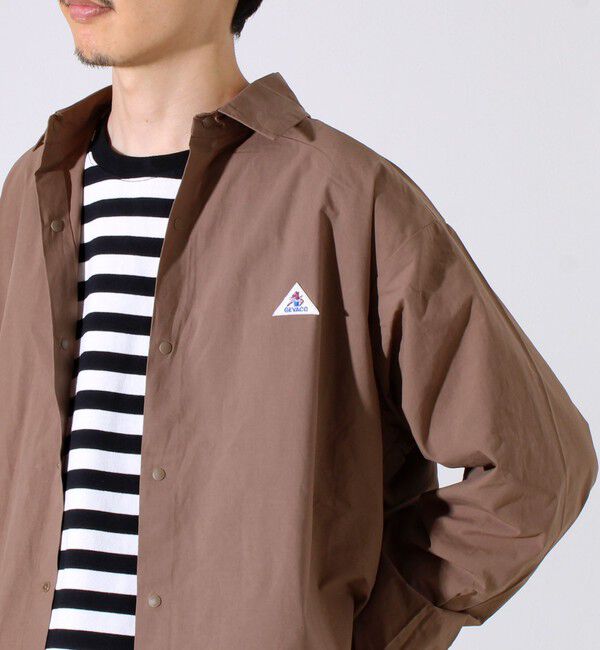 GLOSTER「【GEVACO】ドットボタンシャツ スナップボタン シャツ羽織」|シャツ・ブラウス|