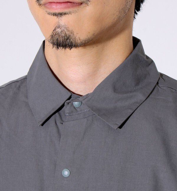 GLOSTER「【GEVACO】ドットボタンシャツ スナップボタン シャツ羽織」|シャツ・ブラウス|