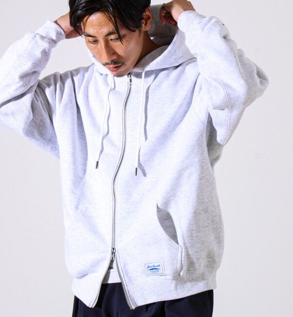 GLOSTER「【JACKPURCELL/ジャックパーセル】コーマ裏毛 フルジップパーカー」|パーカー|