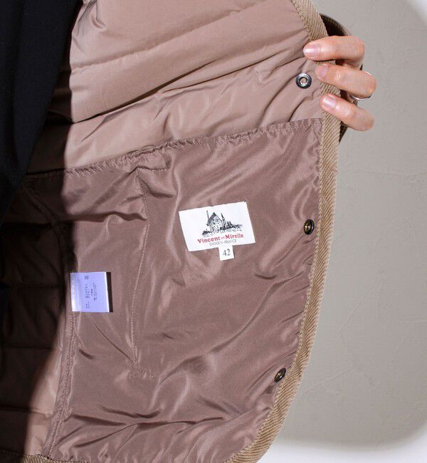 GLOSTER「【Vincent et Mireille】Stitchless down Cadigan」|ダウン|