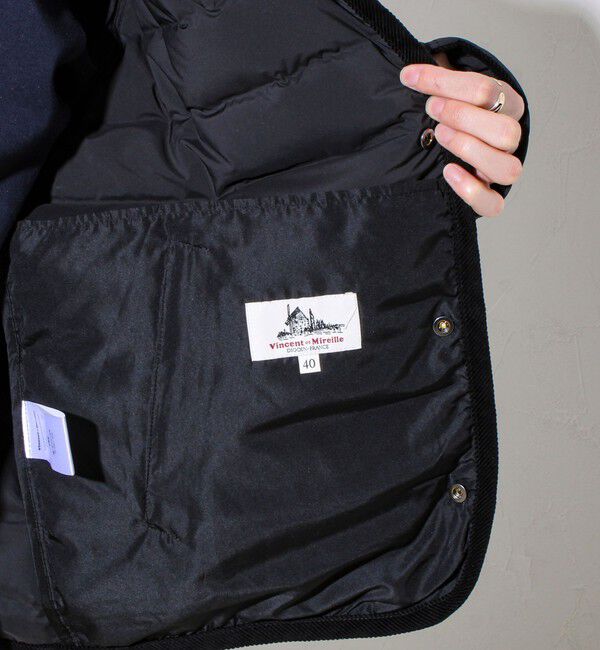 GLOSTER「【Vincent et Mireille】Stitchless down Cadigan」|ダウン|