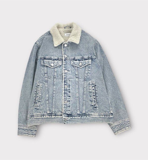 GLOSTER「デニムストームライダース 裏ボア デニムジャケット」|デニムジャケット|ブルー系1