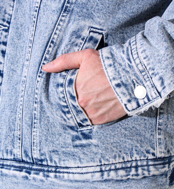 GLOSTER「デニムストームライダース 裏ボア デニムジャケット」|デニムジャケット|