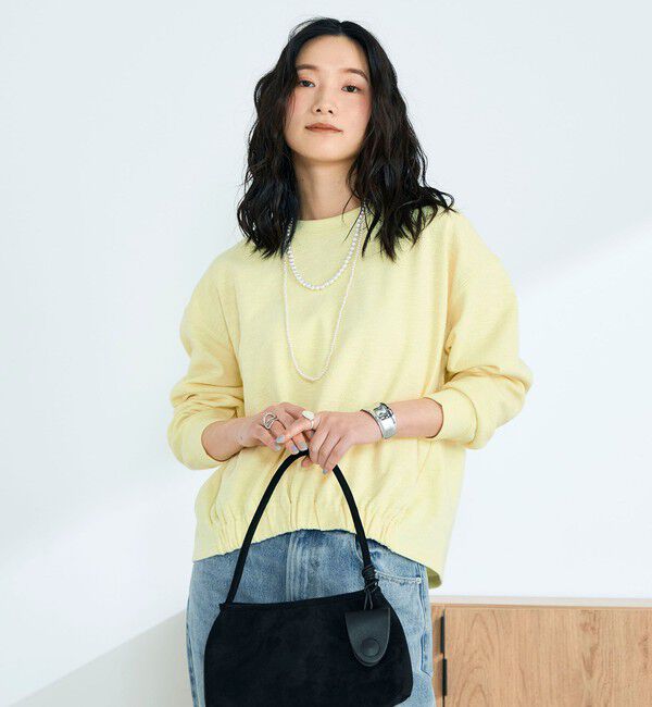 fredy emue「裾インゴムブークレープルオーバー」|Tシャツ・カットソー|