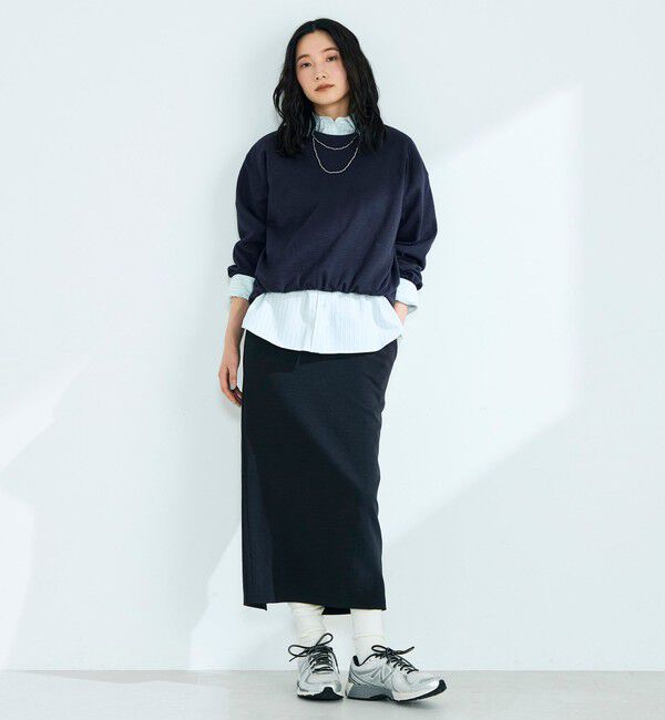 fredy emue「裾インゴムブークレープルオーバー」|Tシャツ・カットソー|